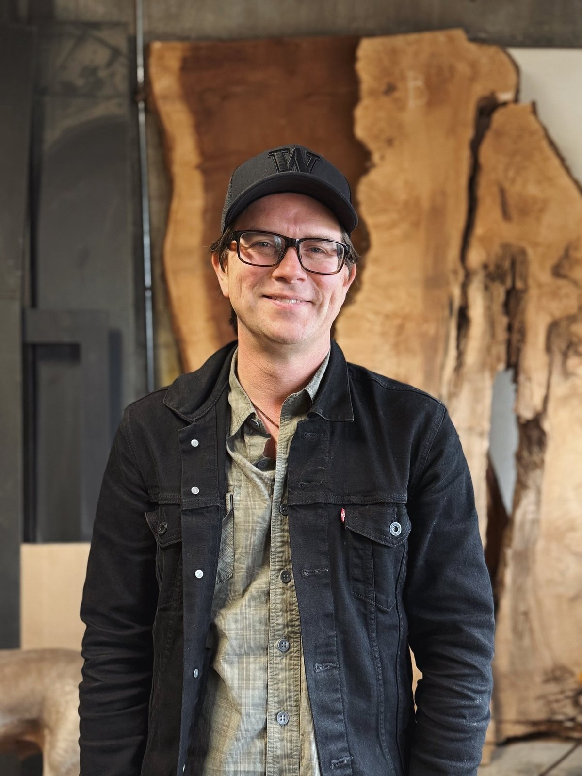 Brian, General Manager at Madera Furniture Company, in the Tacoma studio